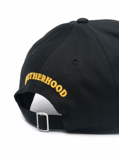 DSQUARED2 embroidered distressed cap outlook