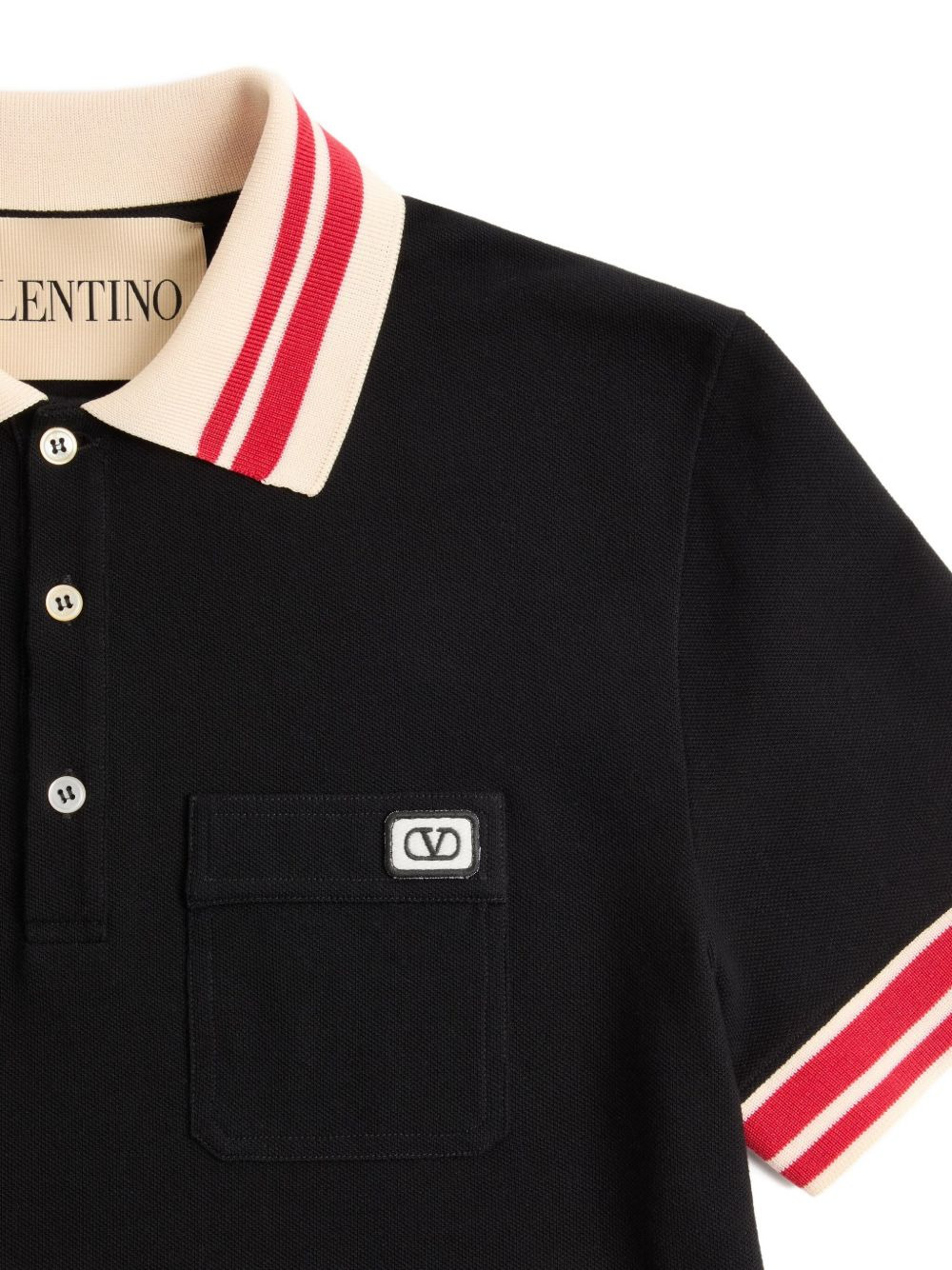 VLogo Signature-patch polo shirt - 5