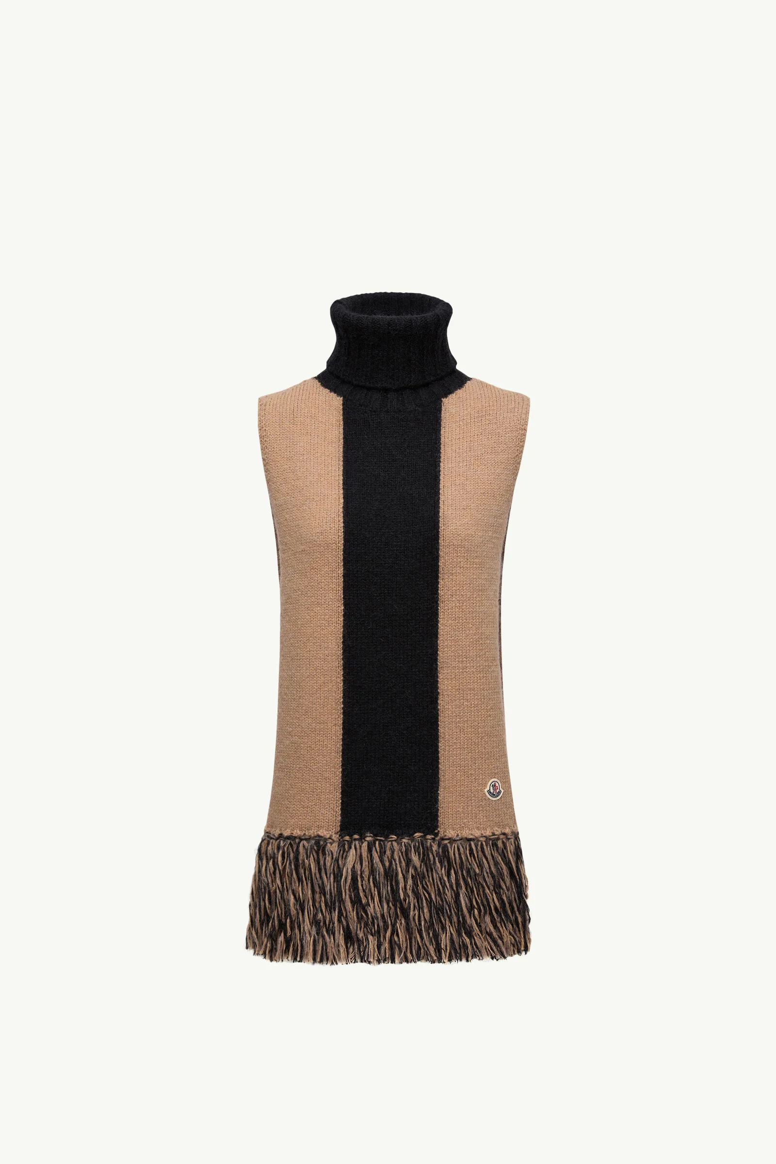 Wool, Cashmere & Mohair Poncho - 1