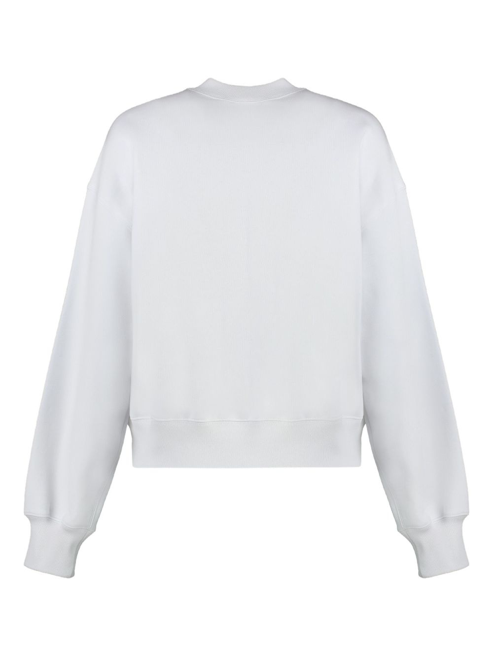 flocked-logo sweatshirt - 2