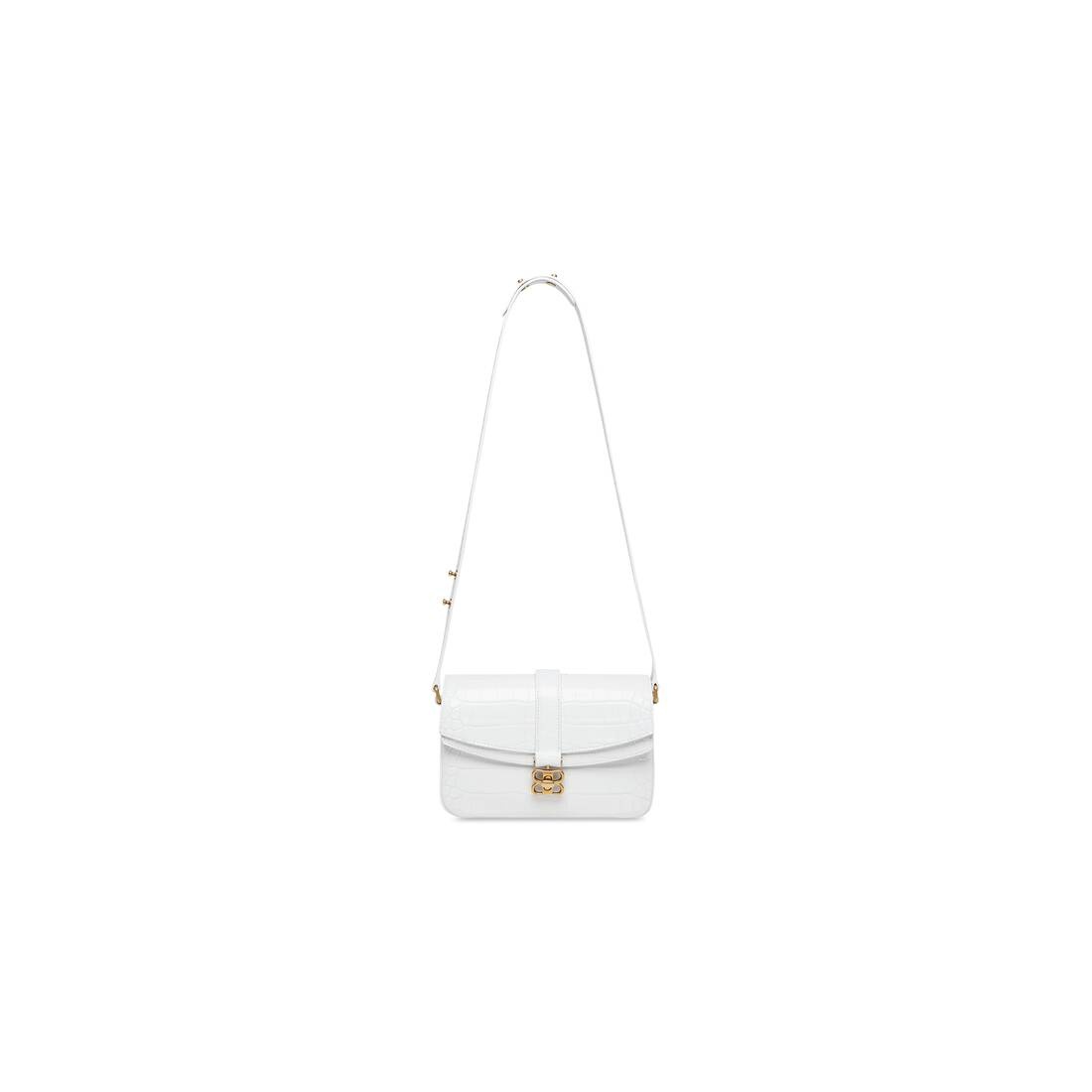 lady small flap bag crocodile embossed - 7