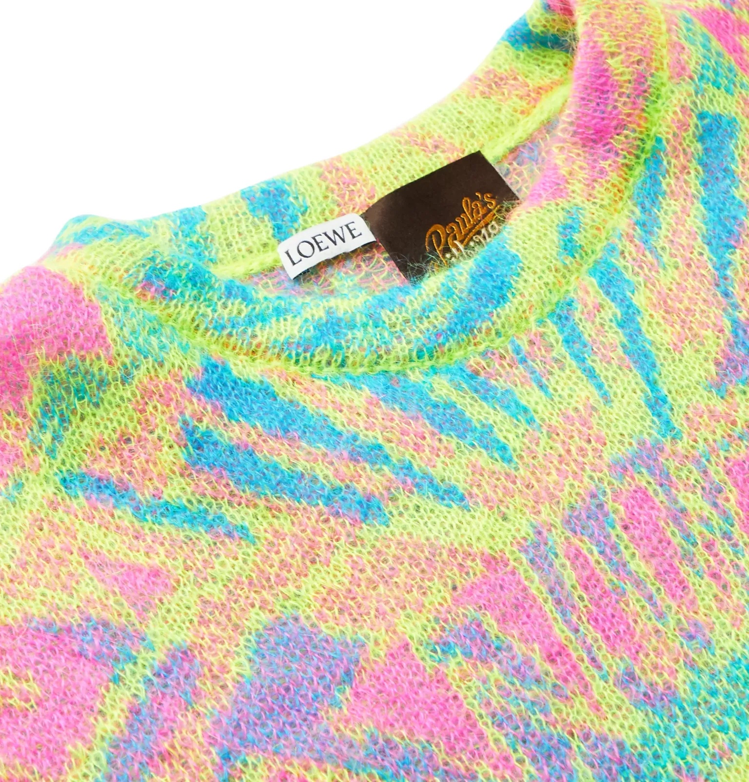 + Paula's Ibiza Tie-Dyed Mohair Sweater - 5