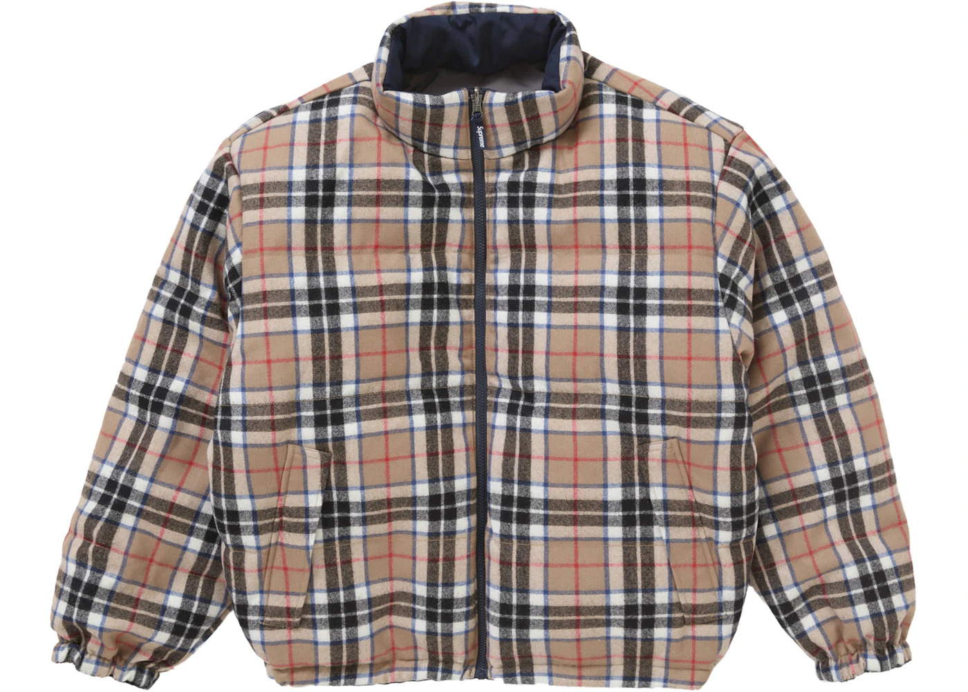 Supreme Reversible Puffer Jacket Navy - 3