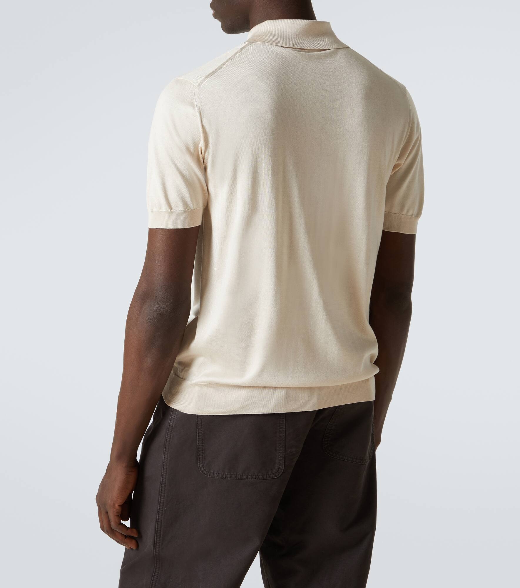 Silk polo shirt - 4