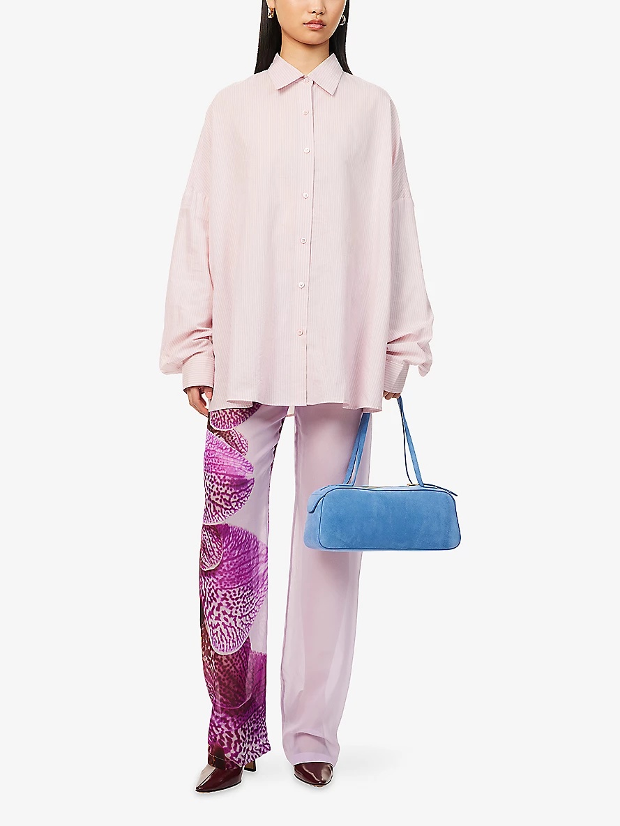Puvis Straight-Leg Sheer Silk Trousers - 2