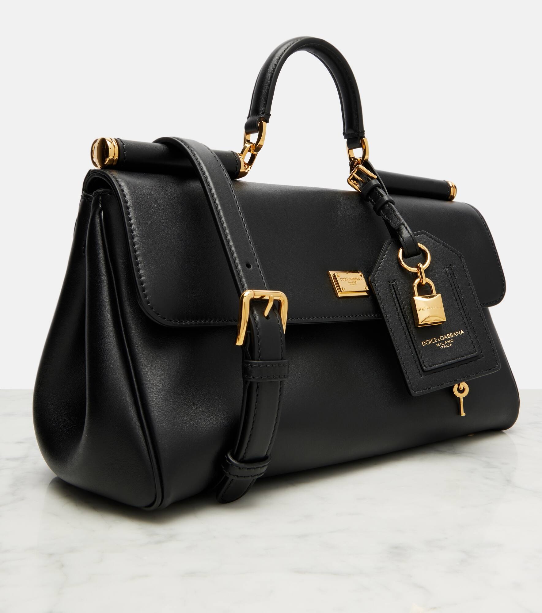My Sicily Medium leather tote bag - 6