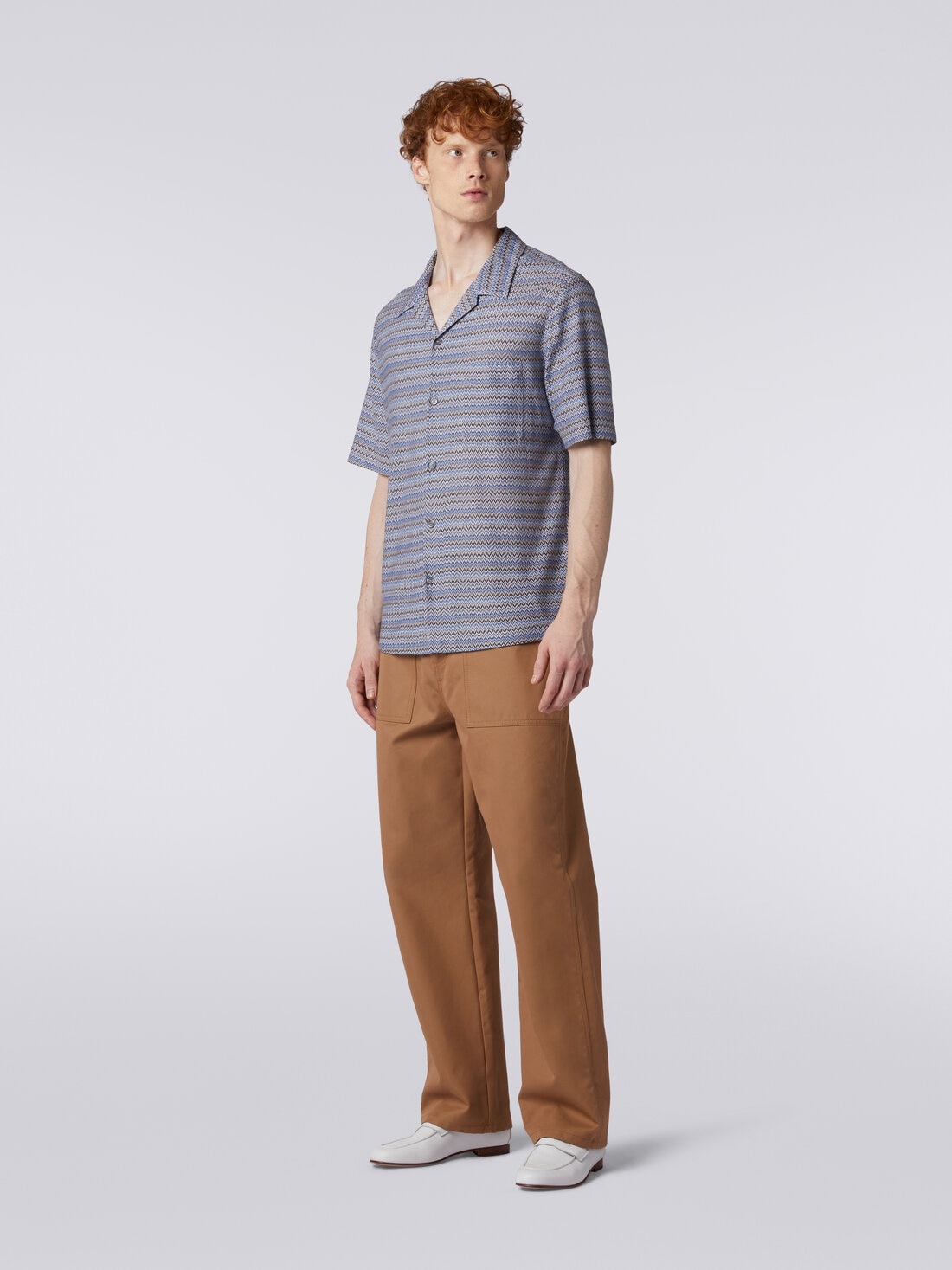 Cargo pants in cotton blend - 3