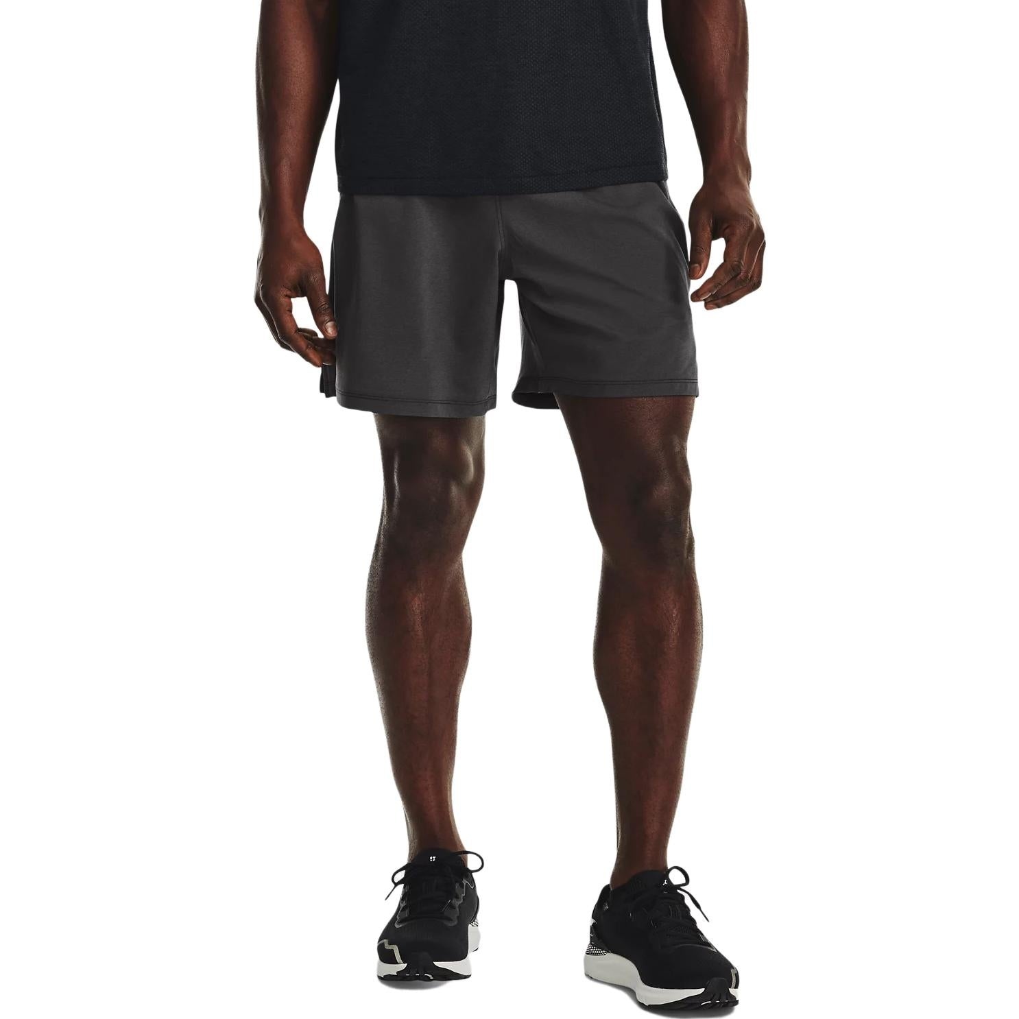 Under Armour Launch Elite 7 inch Shorts 'Black Grey' 1376510-001 - 4