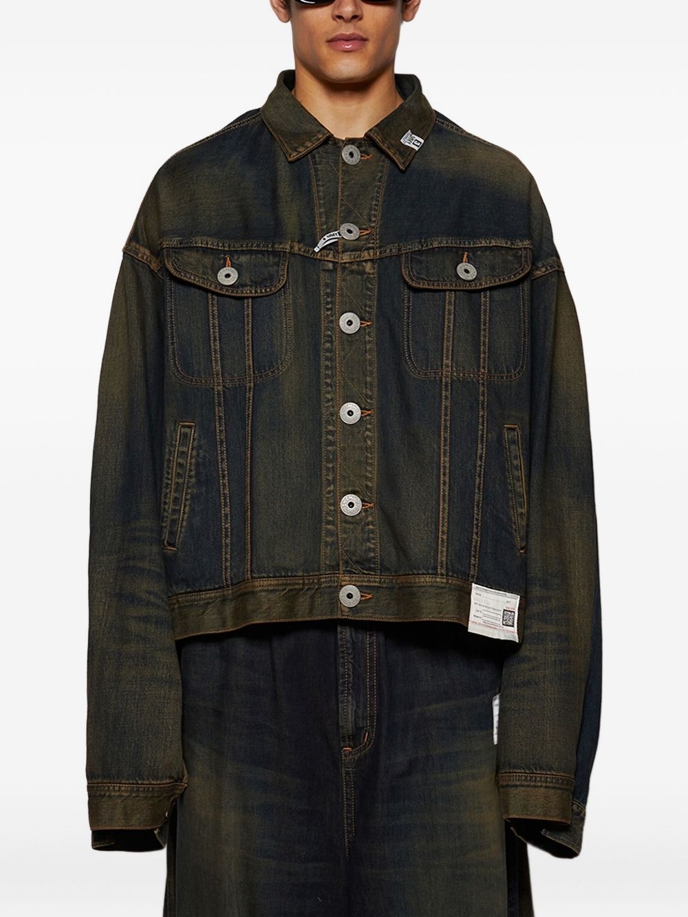 Both Sides Front denim jacket - 3