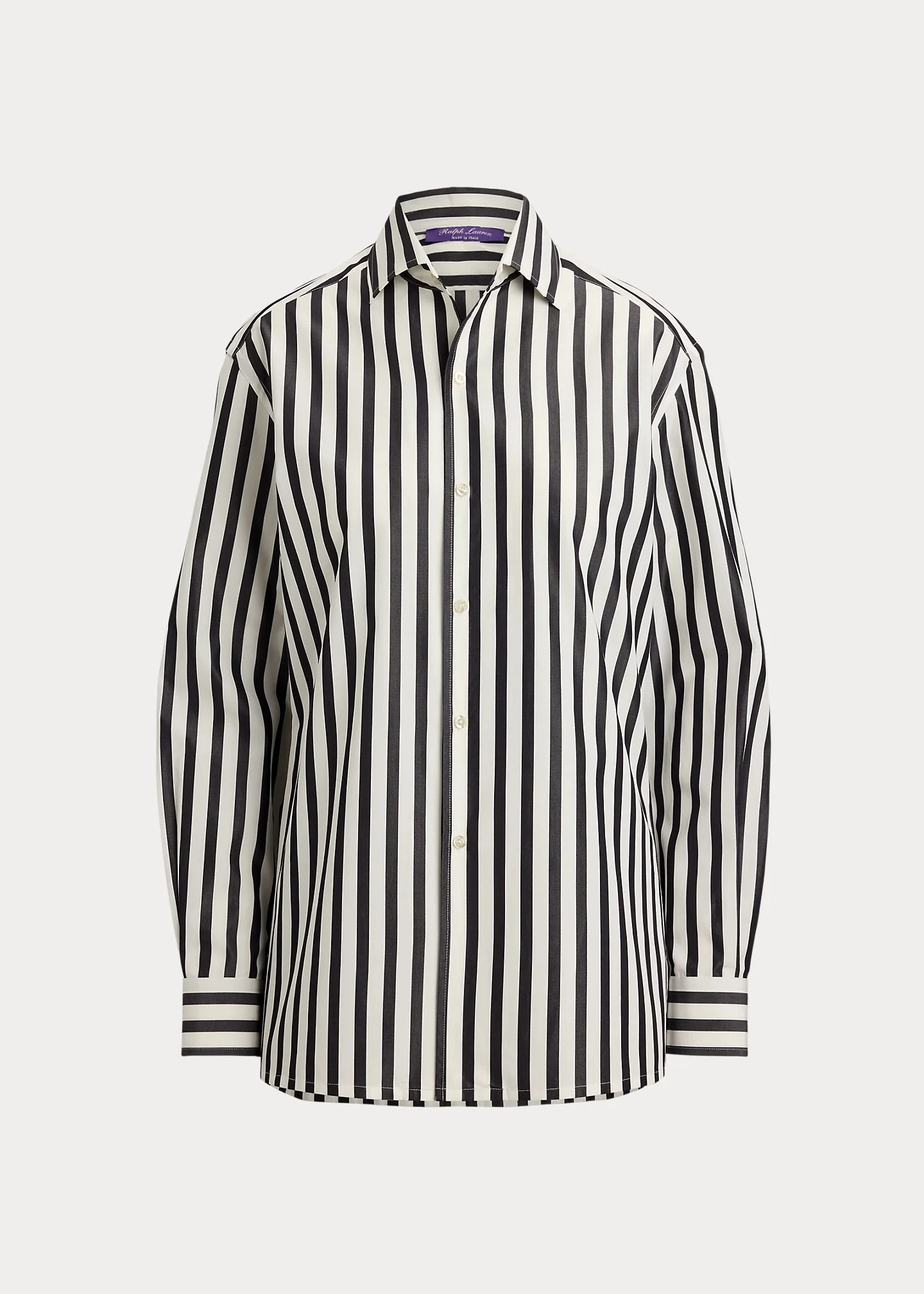 Capri Relaxed Fit Striped Cotton Shirt - 1