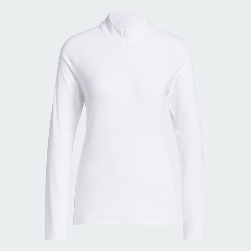 Ultimate365 Solid Quarter-Zip Mock Polo Shirt 1