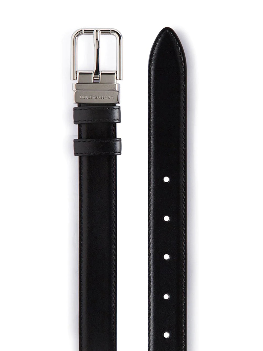 logo plaque buckle belt - 2