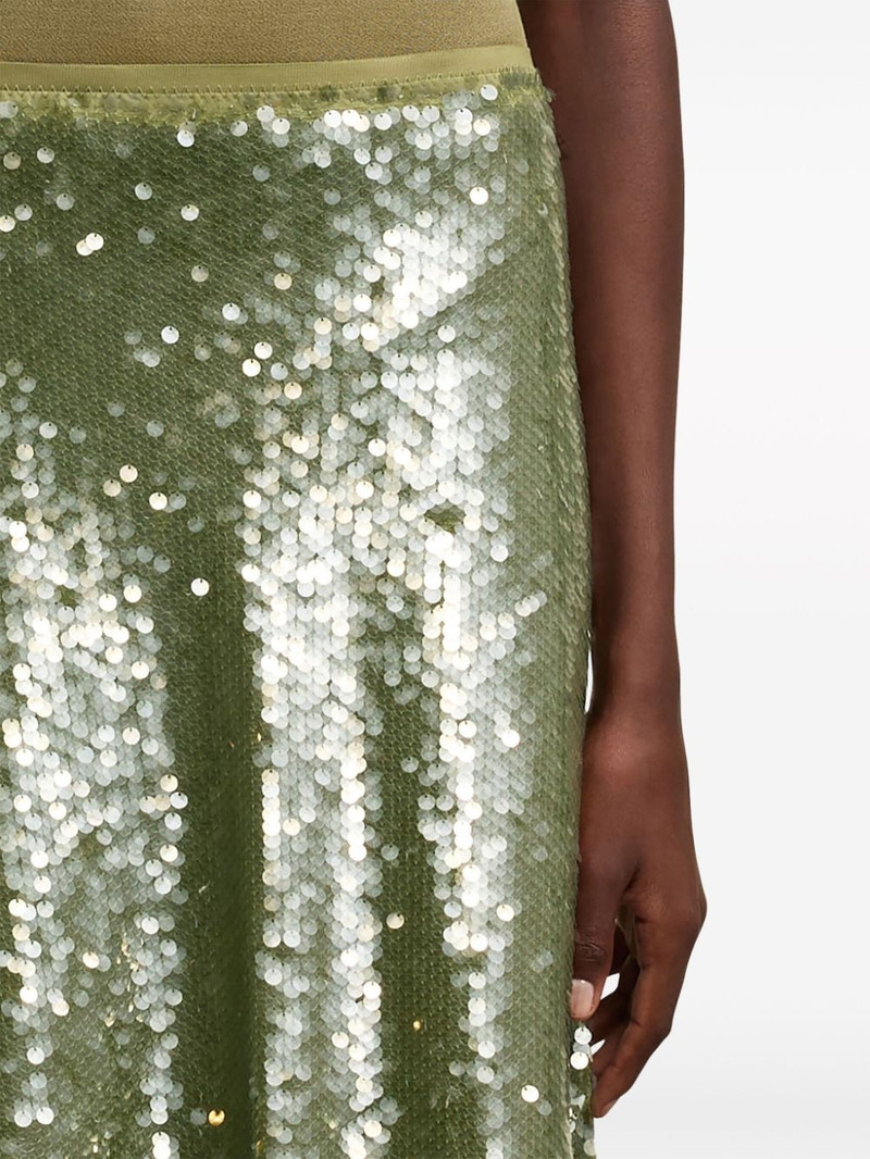 sequin-embellished midi skirt 6