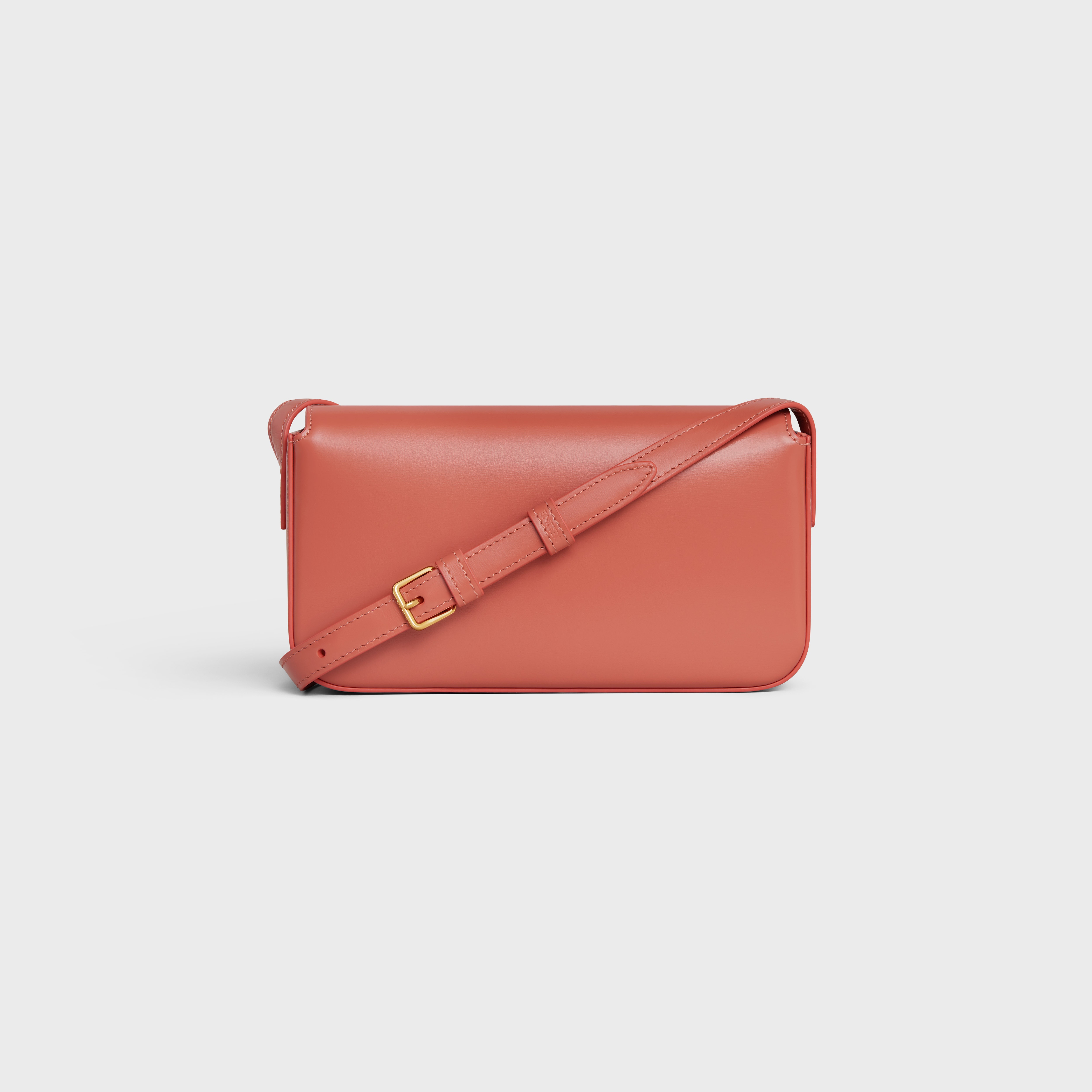 Shoulder Bag Triomphe in shiny calfskin - 3