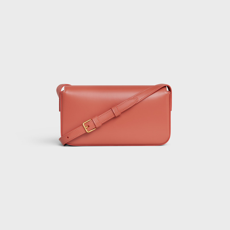 Shoulder Bag Triomphe in shiny calfskin 3