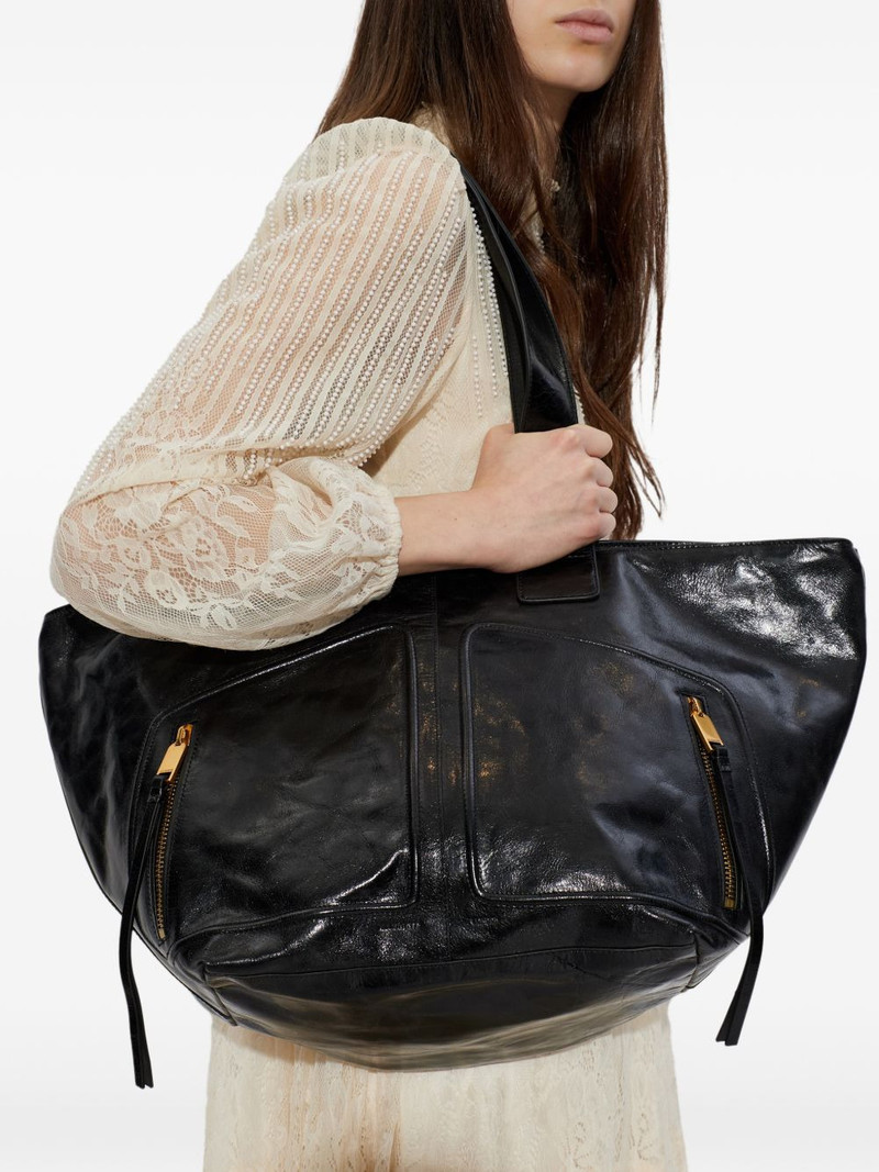 ALLSAINTS Jean Rey leather tote bag outlook