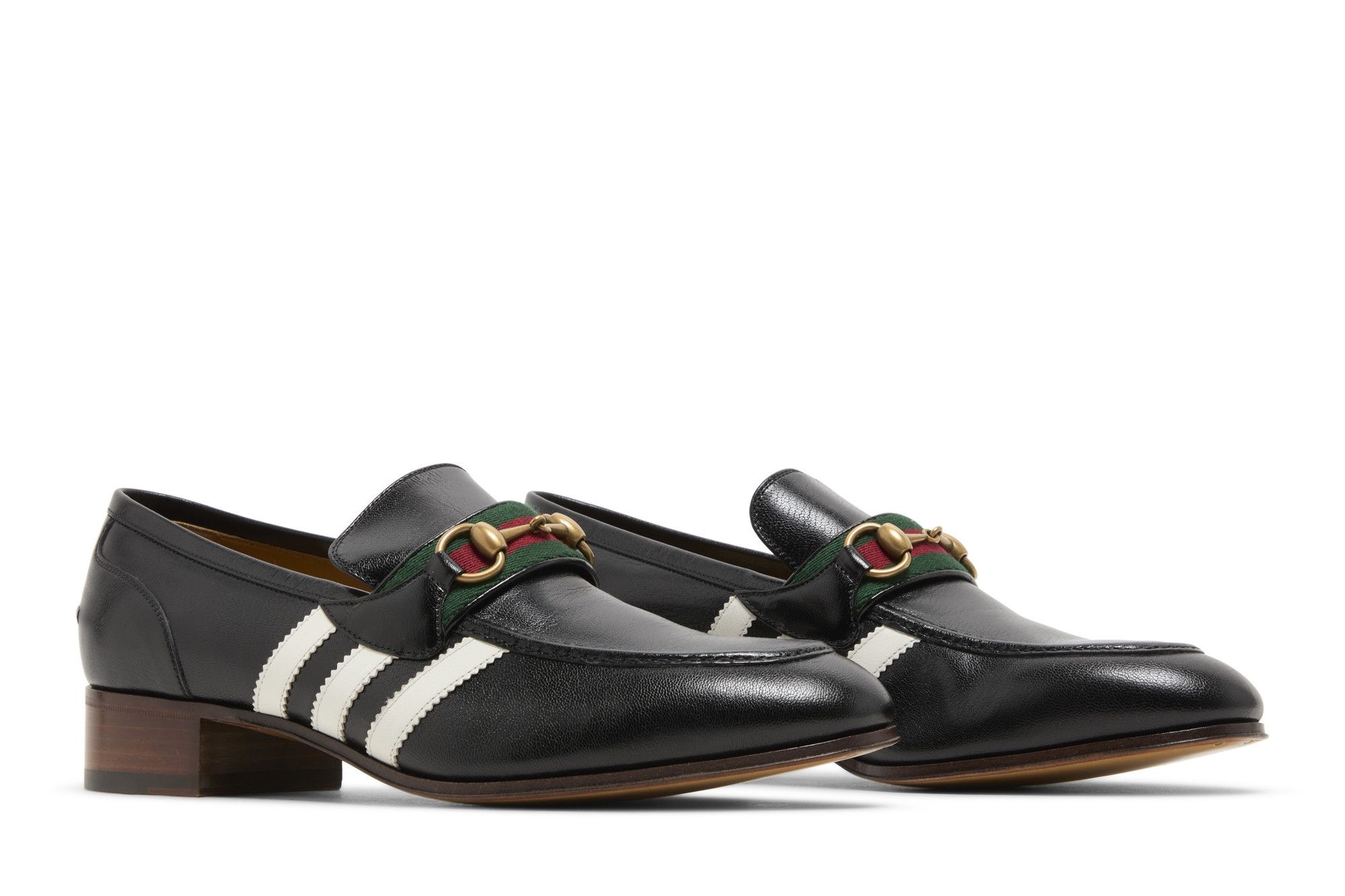 Adidas x Gucci Loafer 'Black Leather' - 8