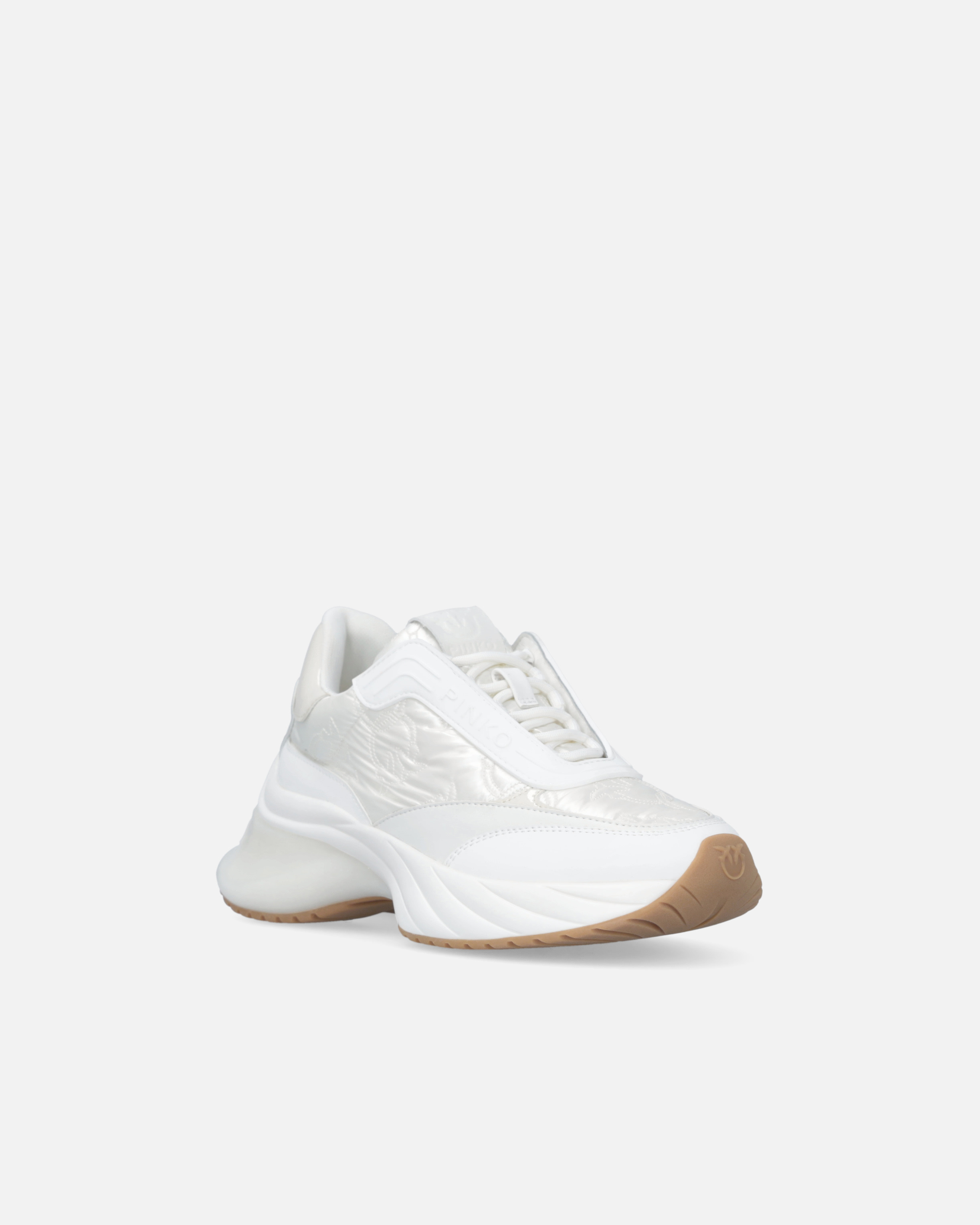 ARIEL LEATHER AND RUBBER SNEAKERS WITH LOVE BIRDS LOGO - 2