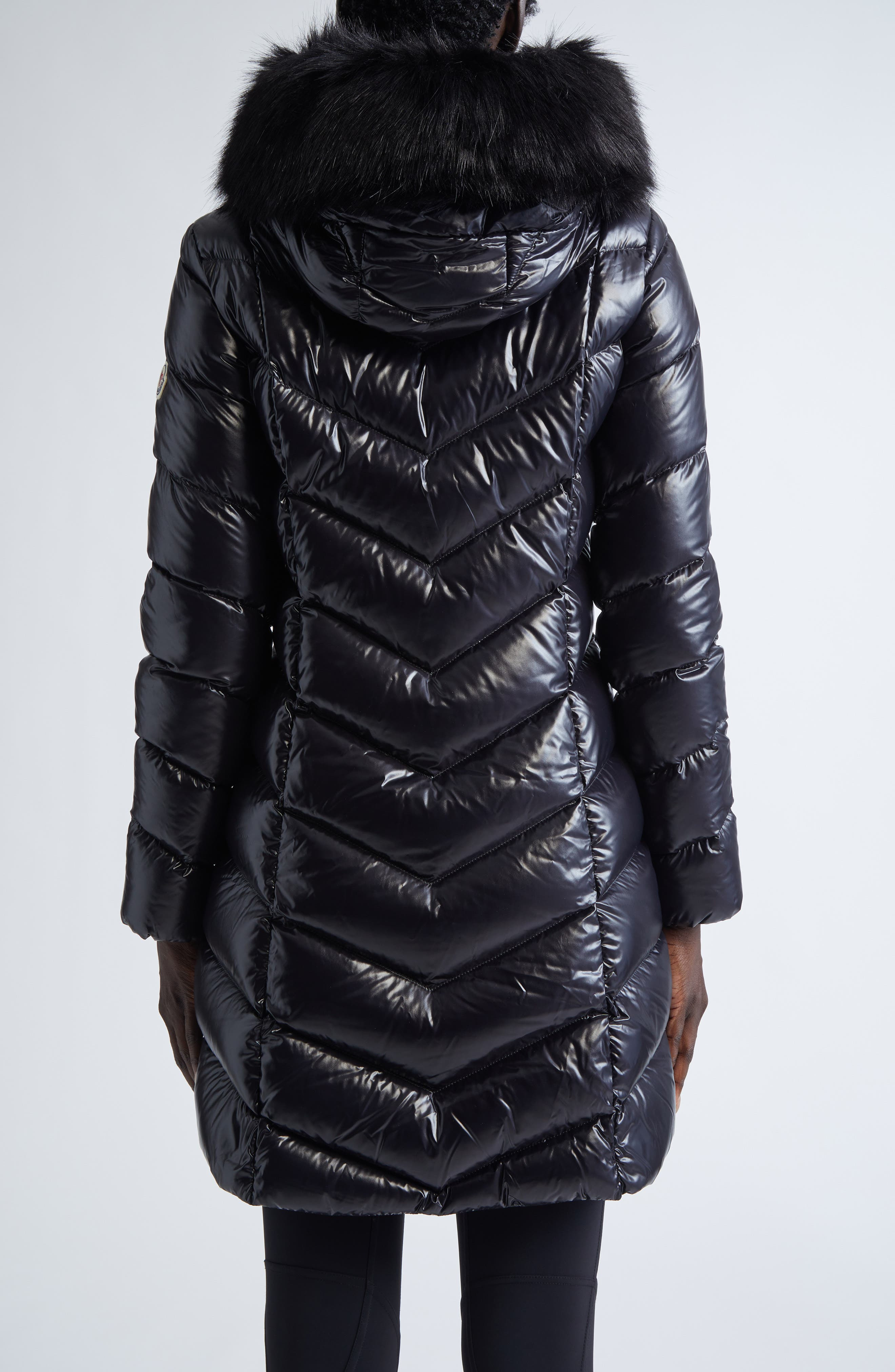 Moncler Fulmarus Hooded Down Puffer Jacket with Removable Faux Fur Trim in Black at Nordstrom - 2