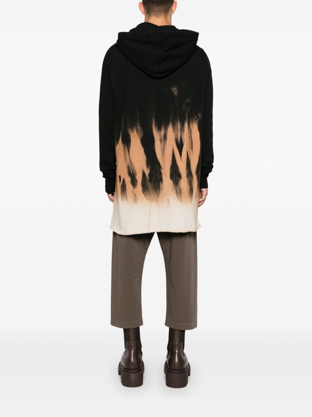 abstract-print hoodie - 4