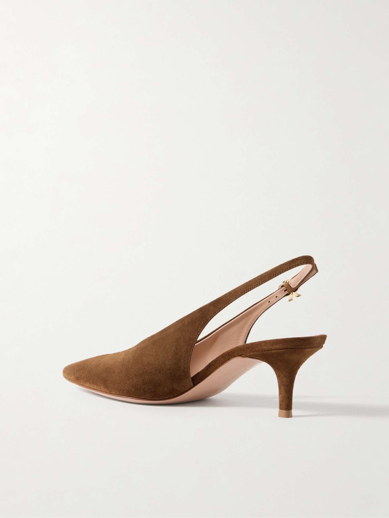 Robbie 45 suede slingback pumps - 3