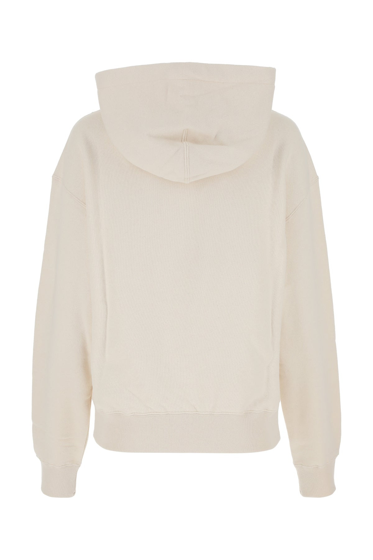 Cream cotton oversize sweatshirt - 2