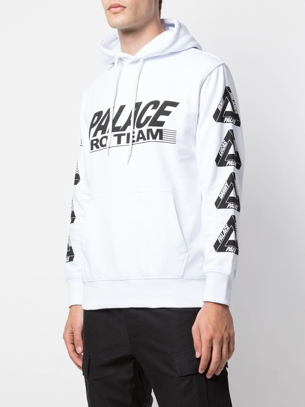 logo print hoodie - 3