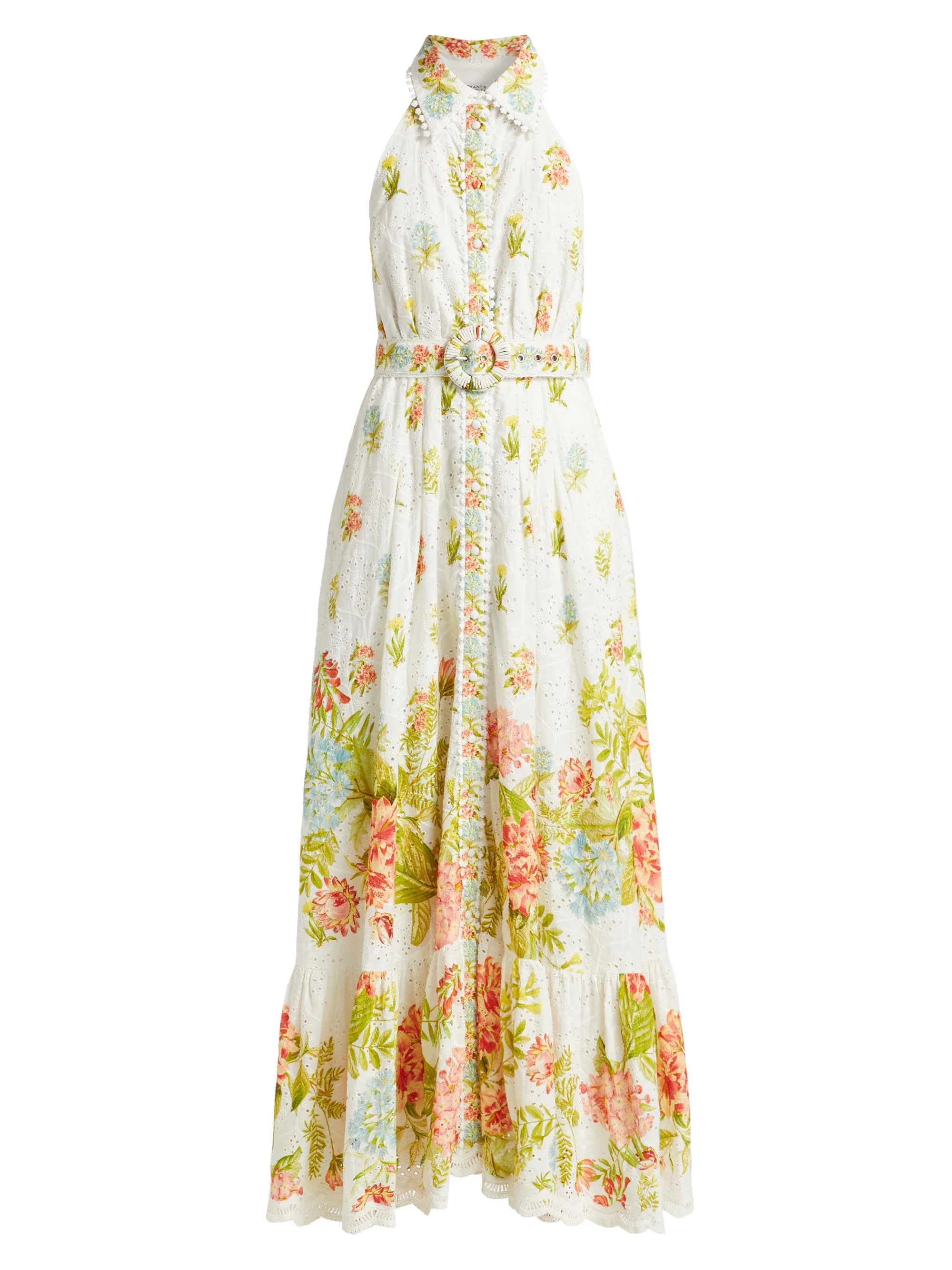 Women's Dhun Floral Maxi Shirtdress - 1