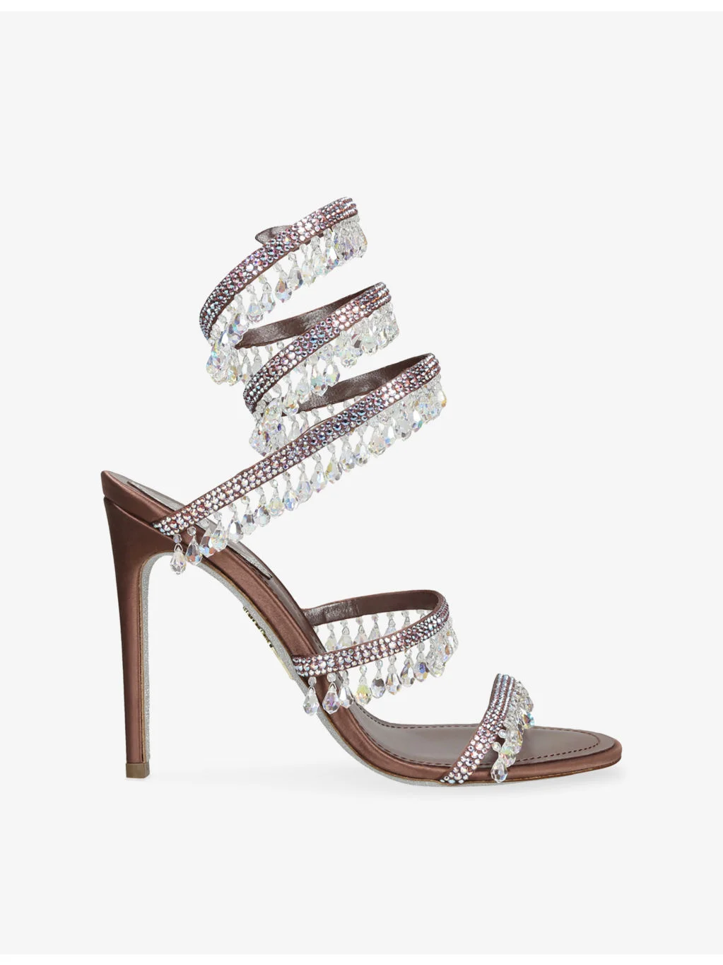 Chandelier 105 Satin Sandals - 1