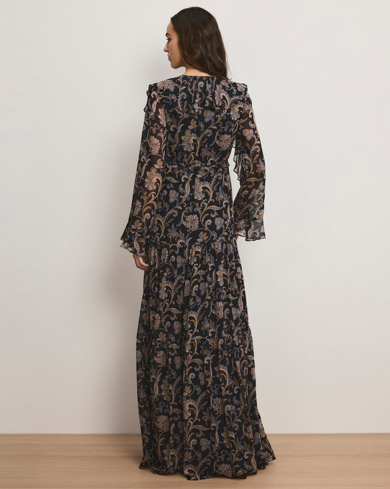 AKARA SILK MAXI DRESS 5