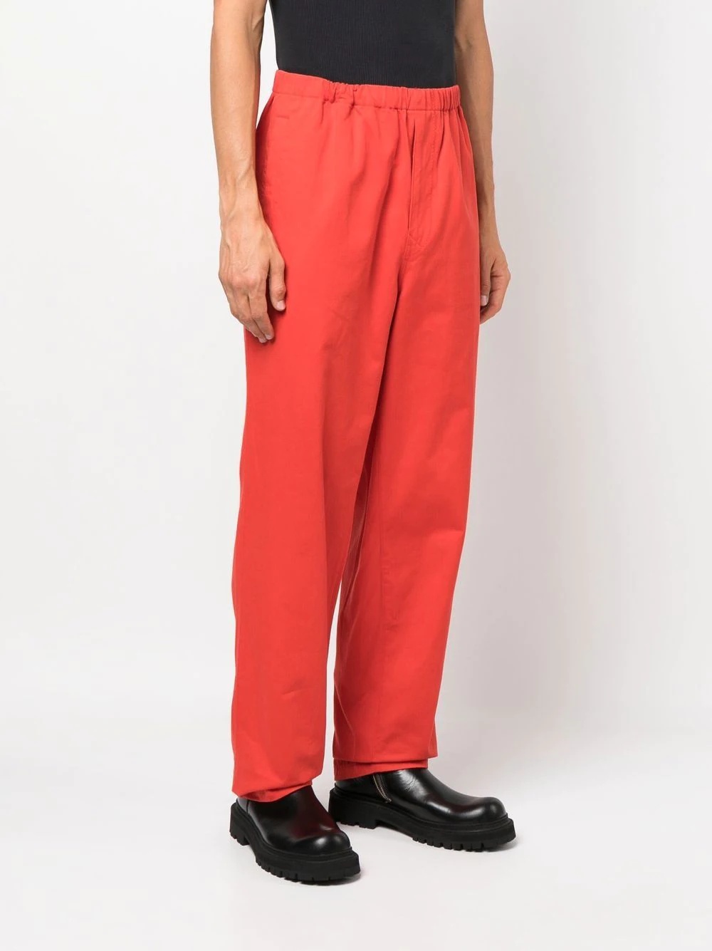 straight-leg cut trousers - 3