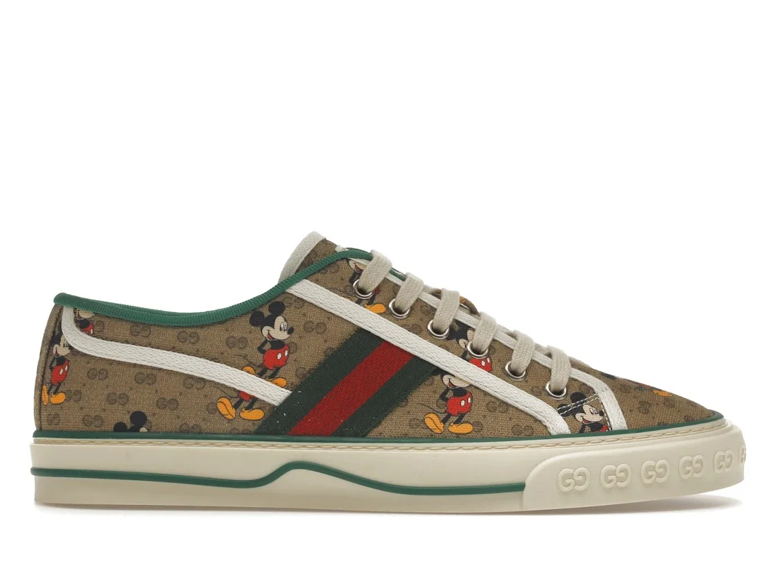 Men's Disney x Gucci Tennis 1977 sneaker with Web - 1