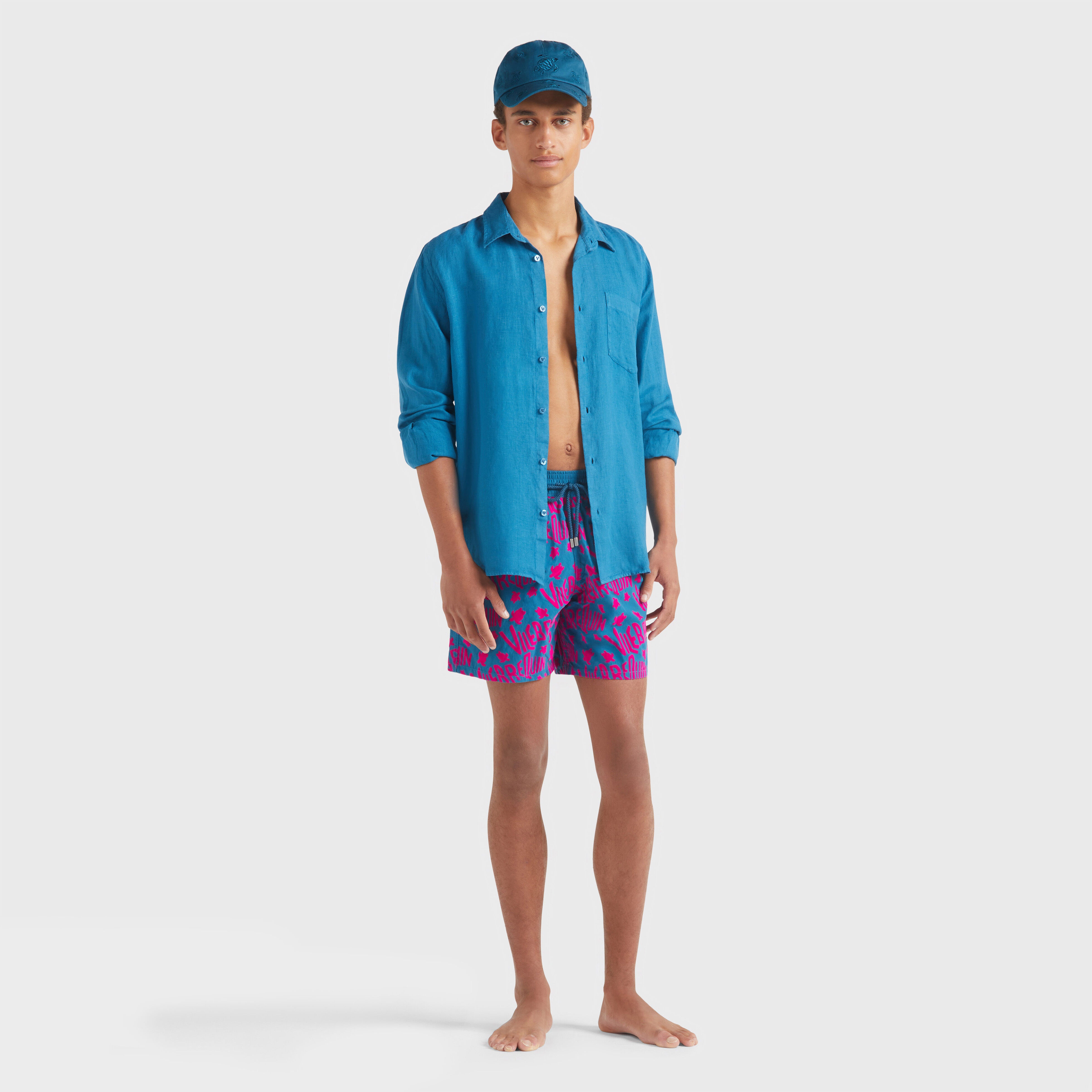 Men Swim Trunks Ronde Des Tortues Logo - 5