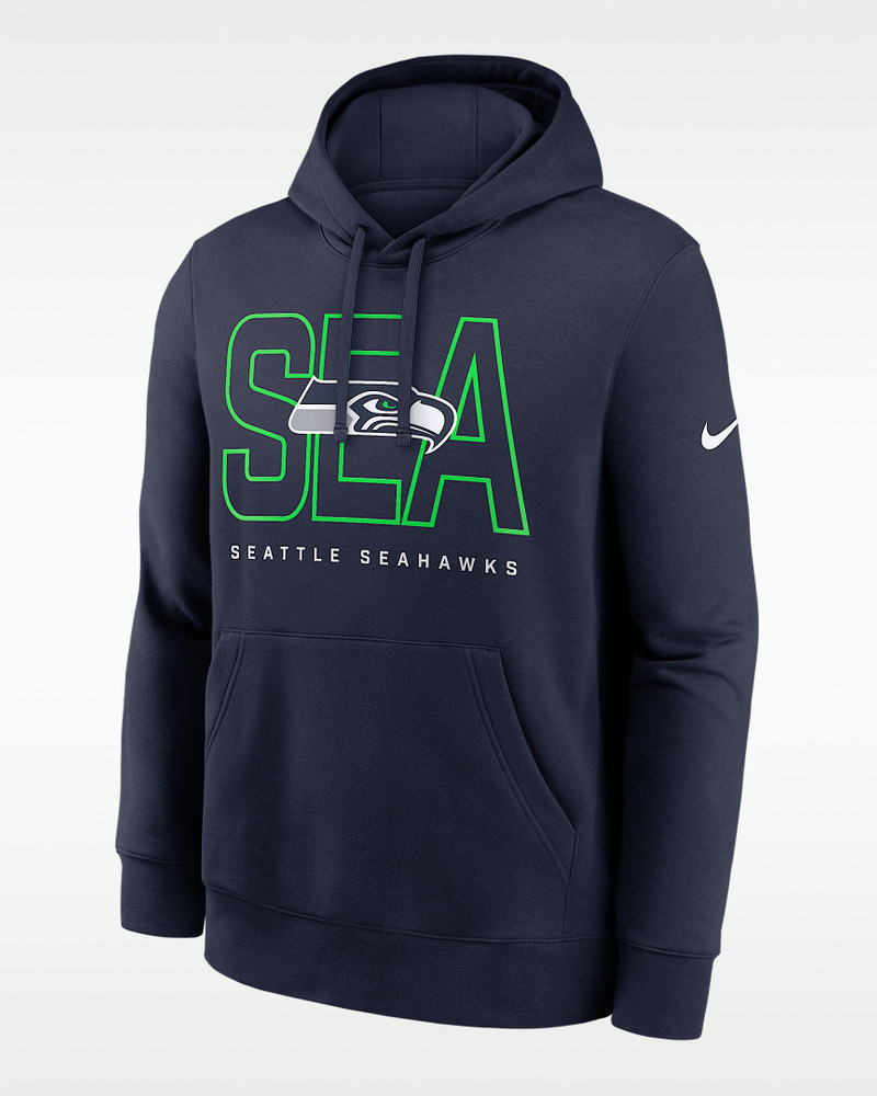 Seattle Seahawks Busted Play Club Men's Nike NFL Pullover Hoodie 1