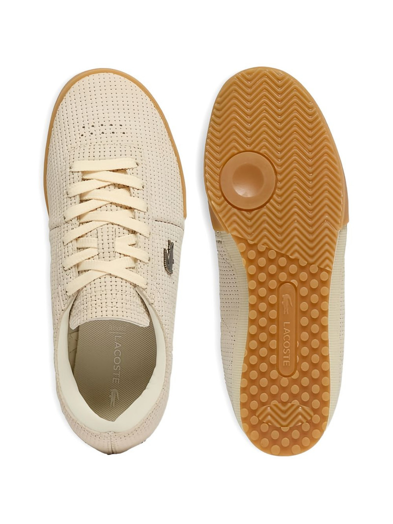 Aura perforated-leather sneakers 4