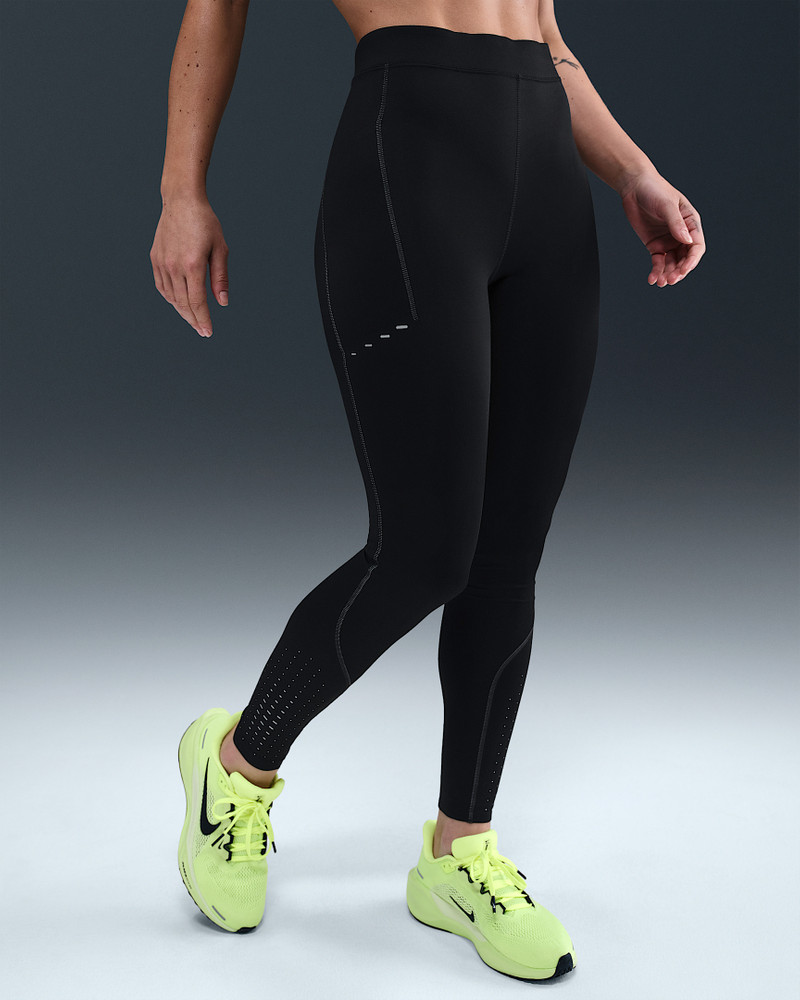 Nike Nike Swift Women's High-Waisted 7/8 Running Leggings with Reflective Accents outlook