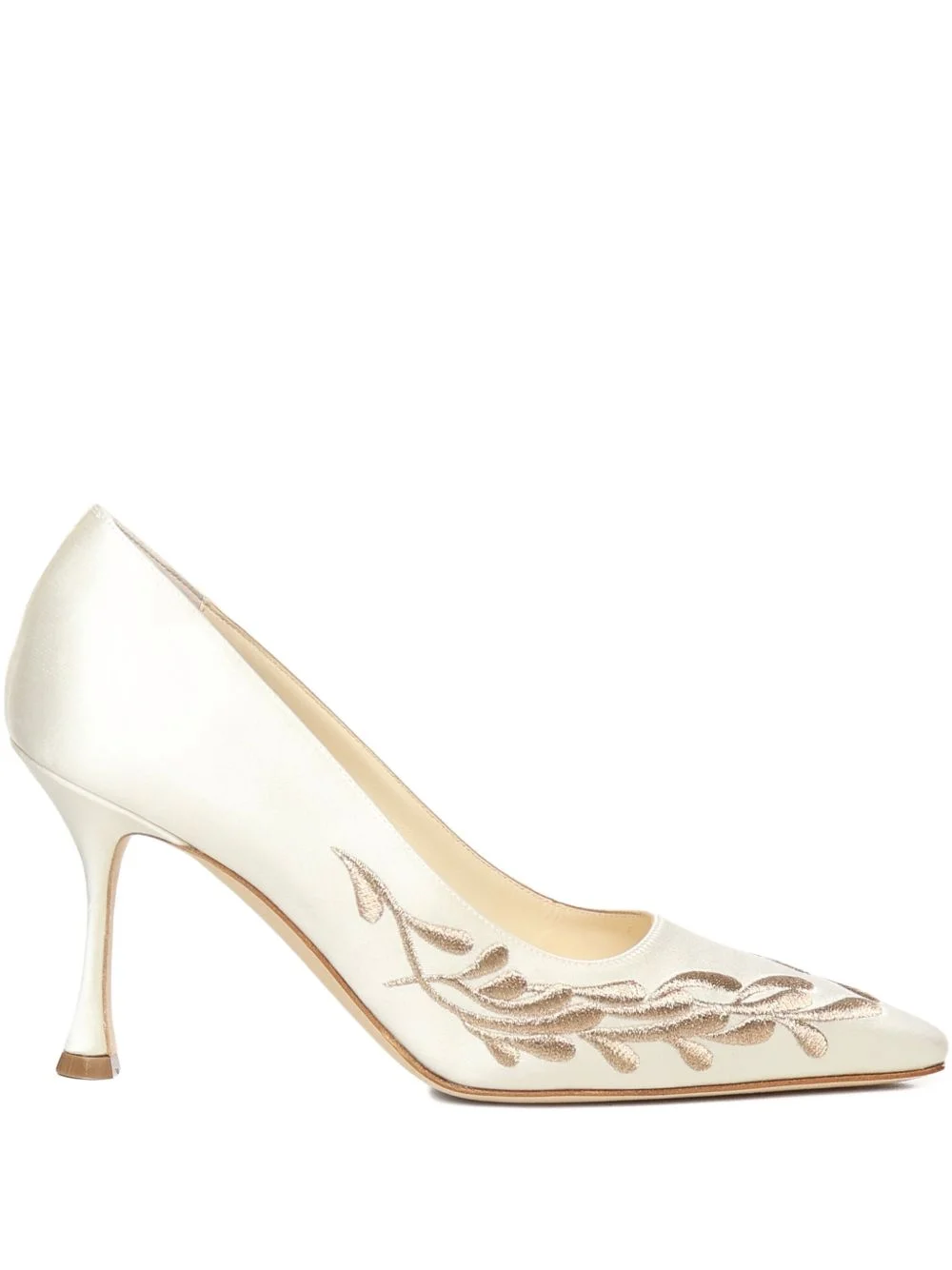 embroidered-paisley pumps - 1