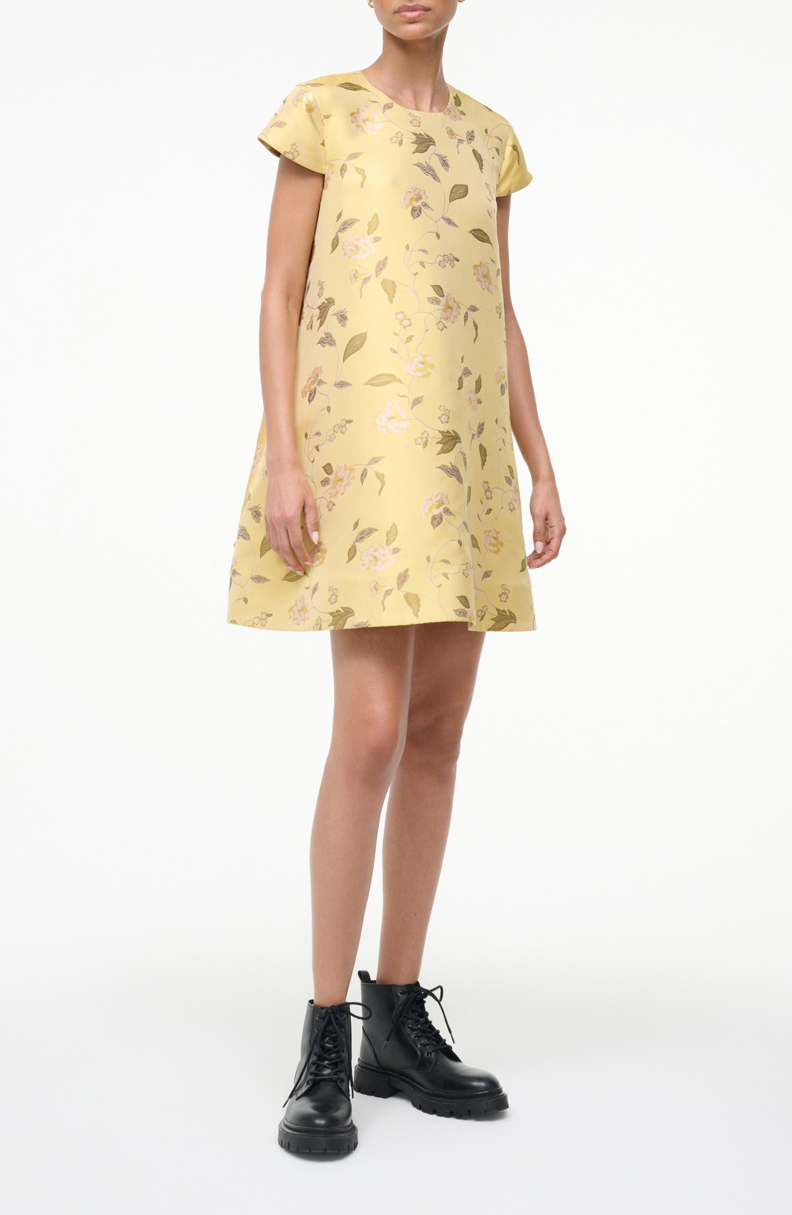 STAUD Mia Floral Minidress in Wildflower at Nordstrom - 3