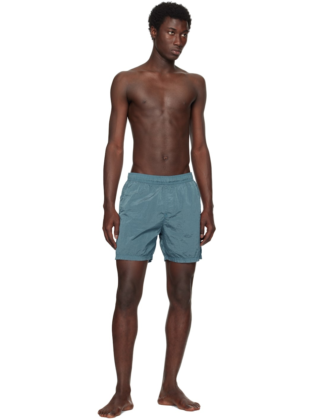 Blue B100004 Nylon Metal Swim Shorts - 5
