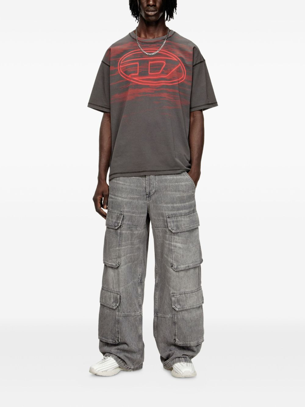 logo-print T-shirt - 2