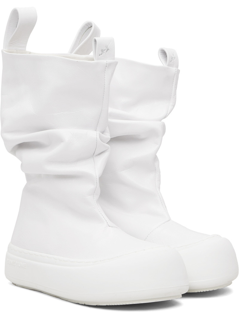 White Fisherman Low Boots 4