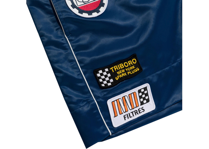 AIMÉ LEON DORE Aime Leon Dore Satin Pit Crew Short Navy outlook