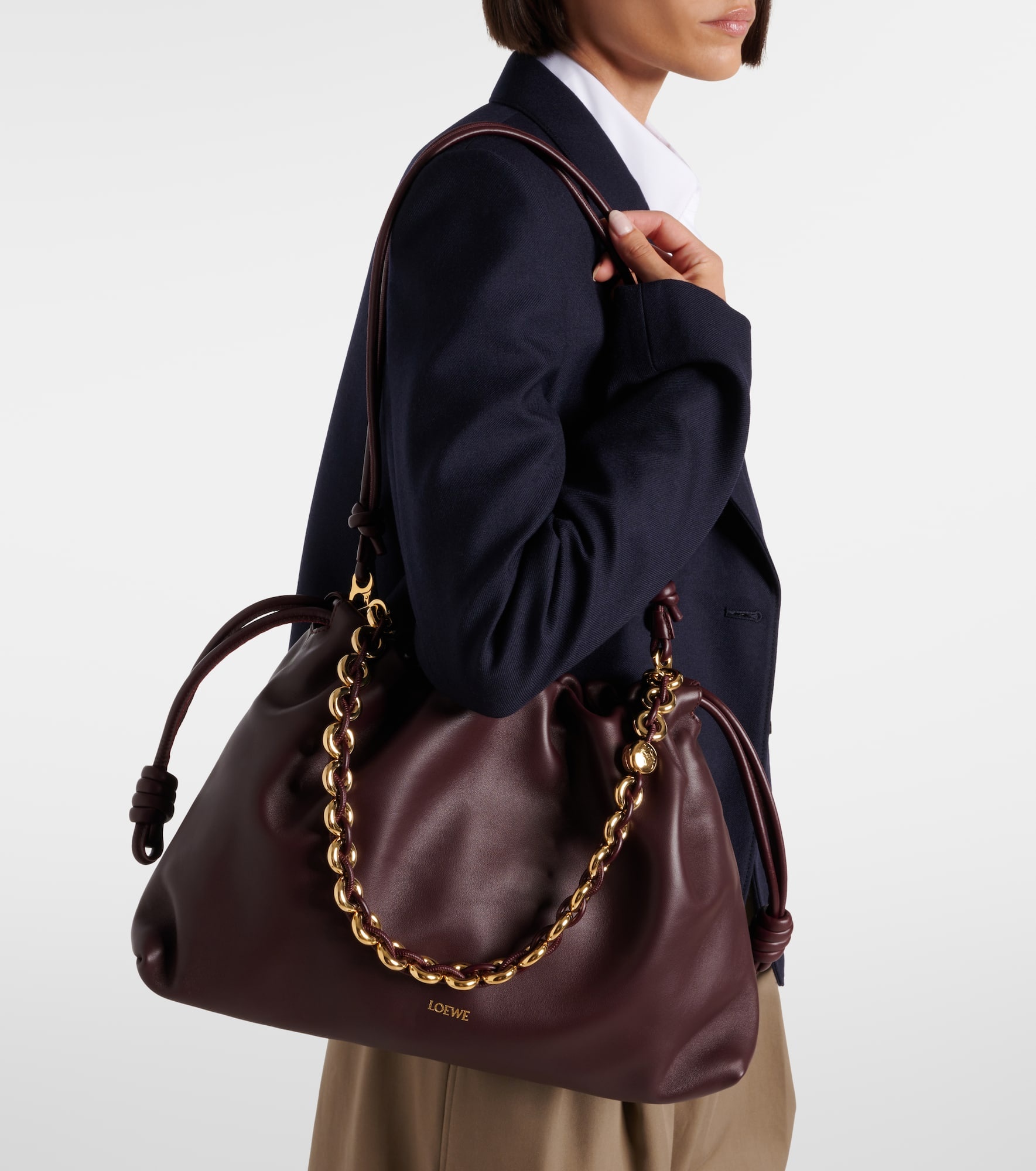 Flamenco Large leather clutch - 2