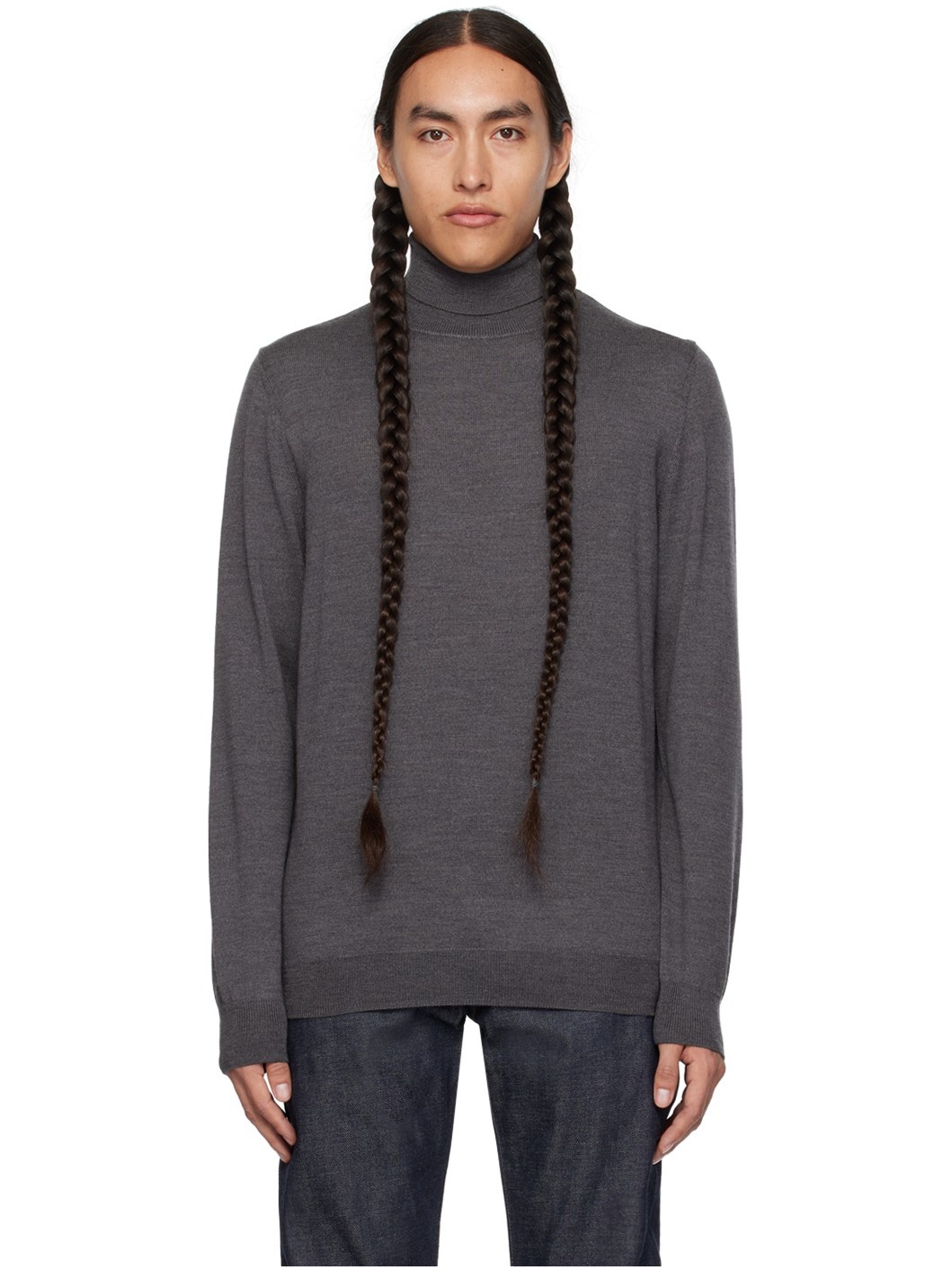 Gray Dundee Turtleneck - 1