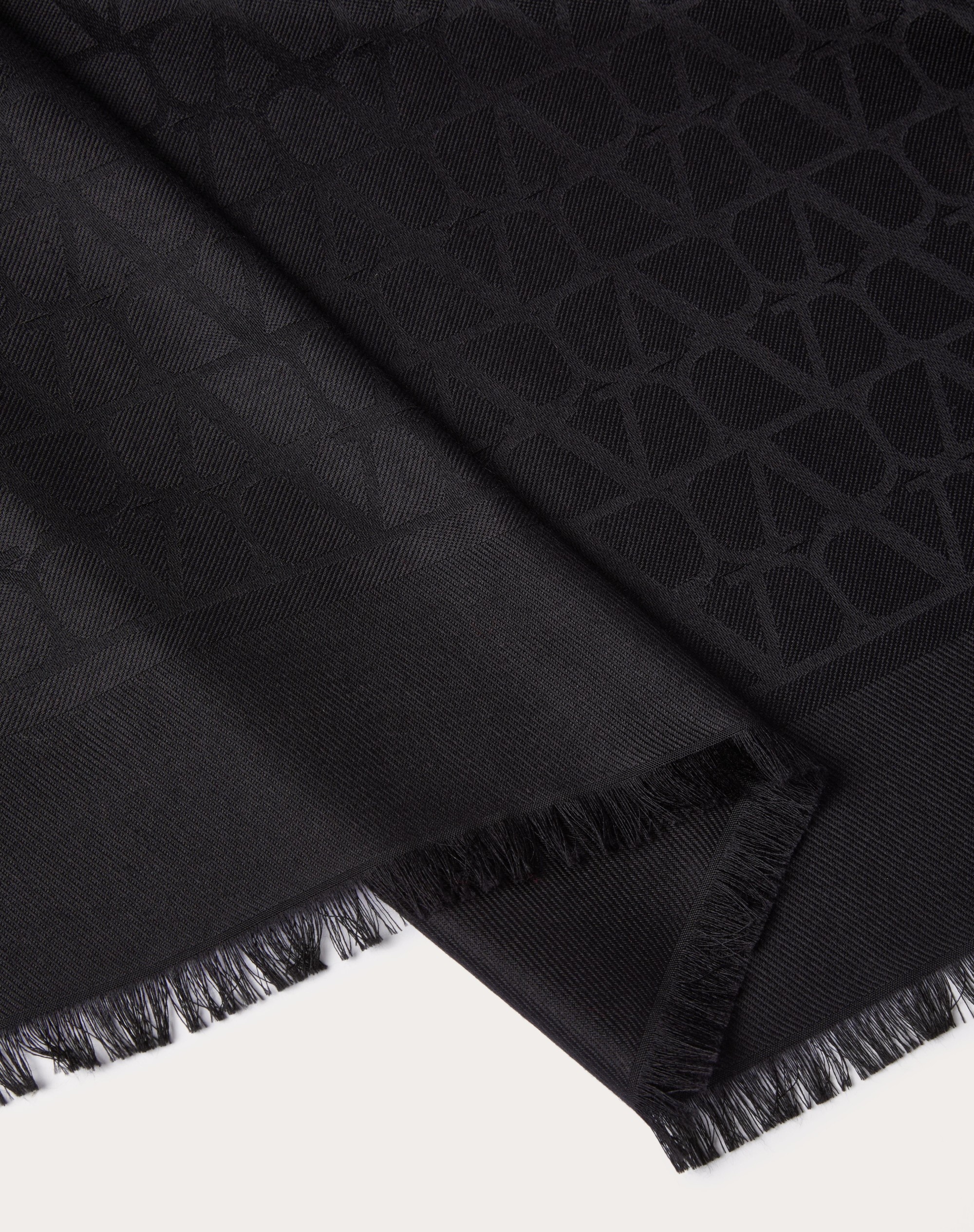TOILE ICONOGRAPHE WOOL AND SILK SHAWL - 3