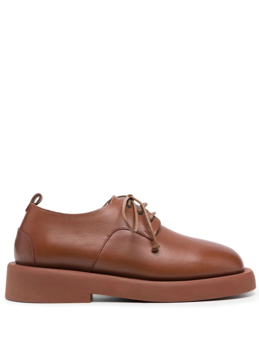 lace-up leather oxford shoes - 1