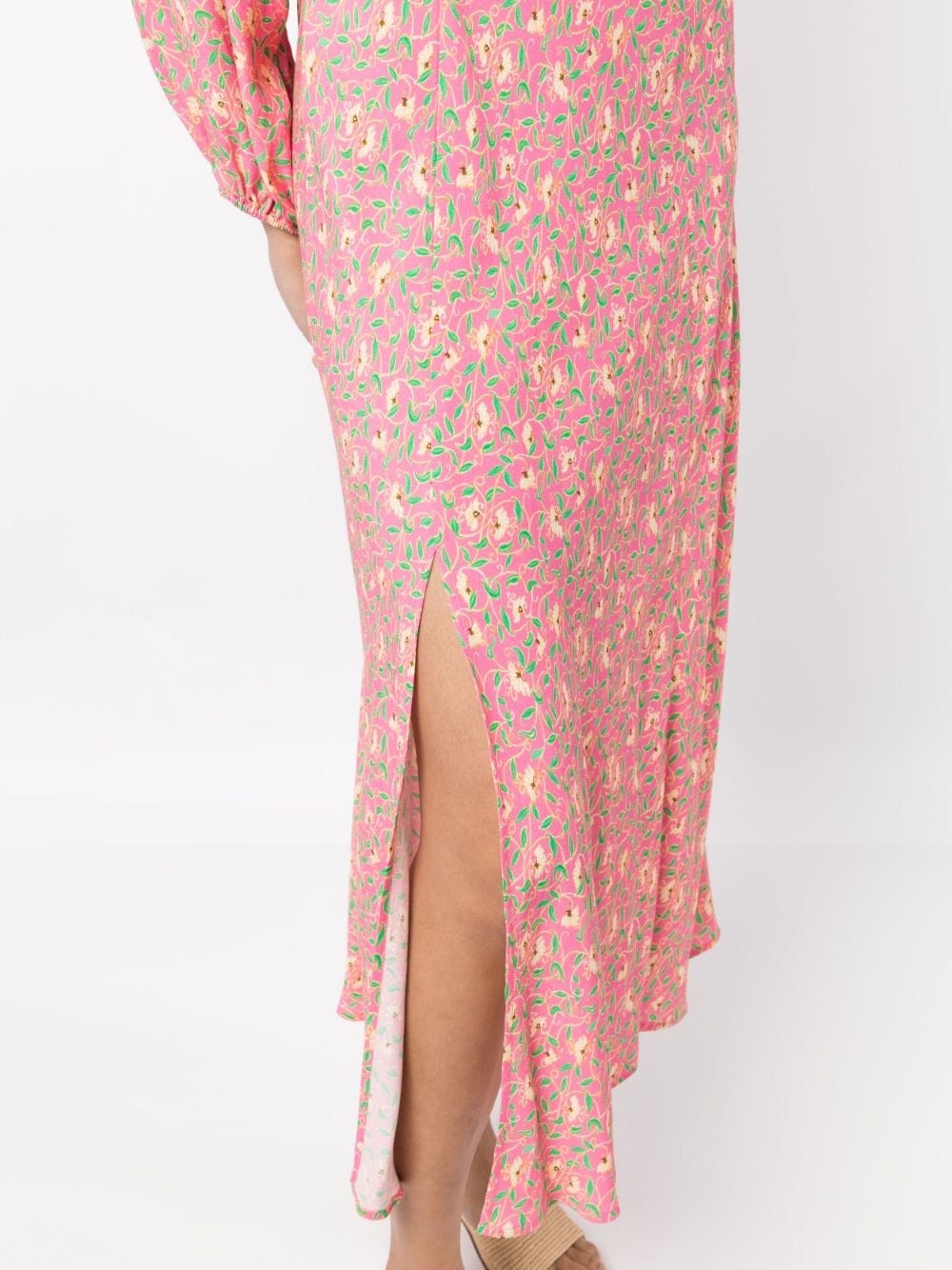 Olimani floral-print midi dress - 5