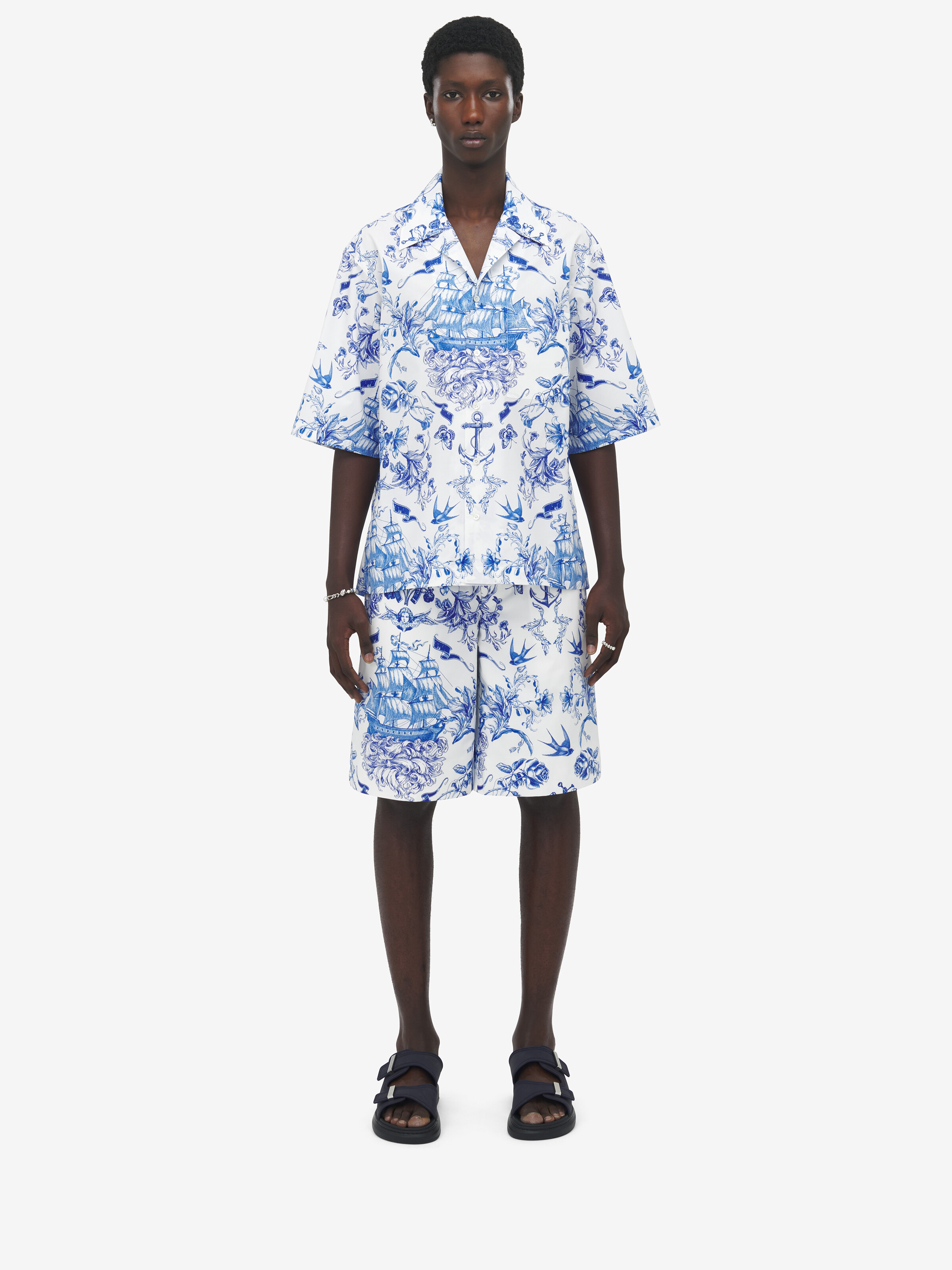 Sailor Tattoo Hawaiian Shirt - 3