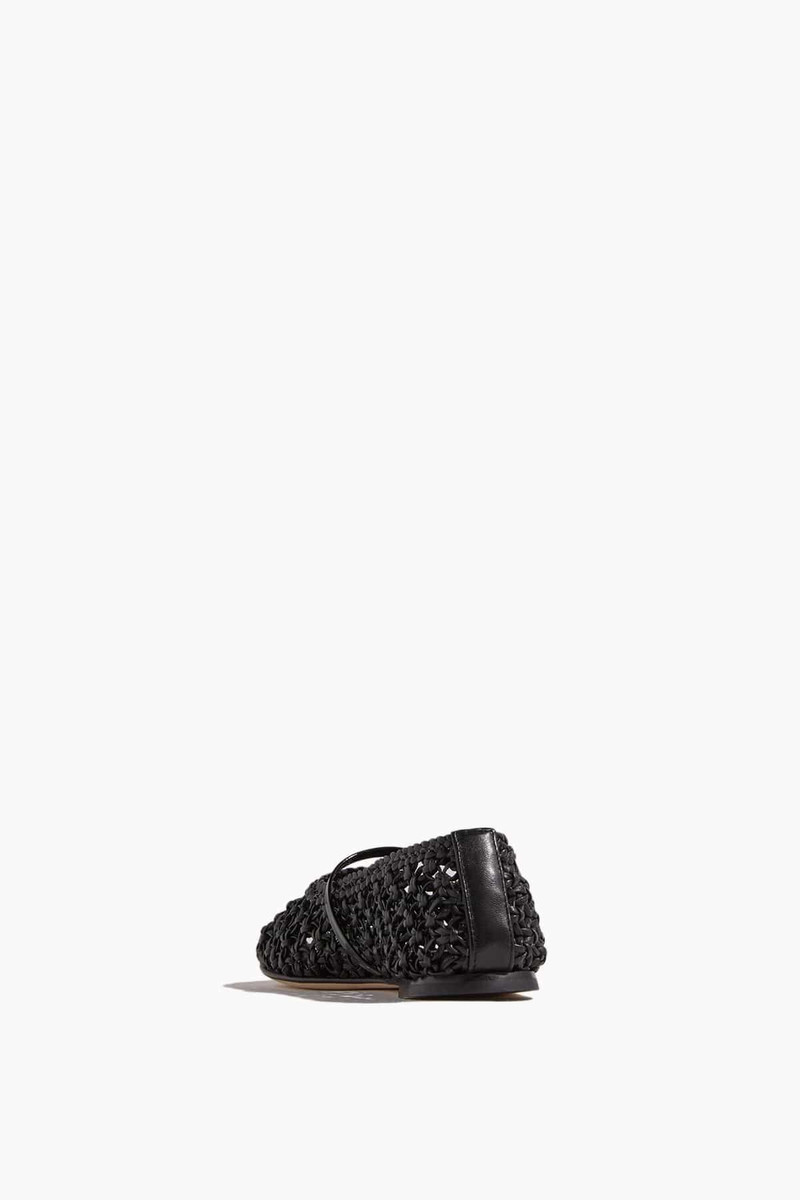 DEAR FRANCES Balla Weave Shoe in Black outlook
