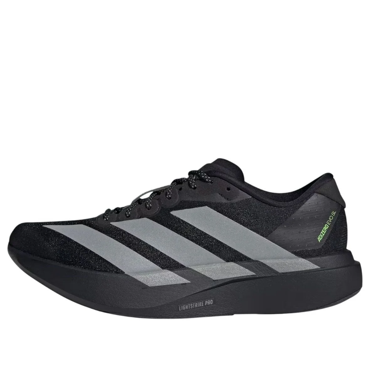 adidas Adizero Evo SL 'Black Silver Metallic Signal Green' KJ1365 - 1